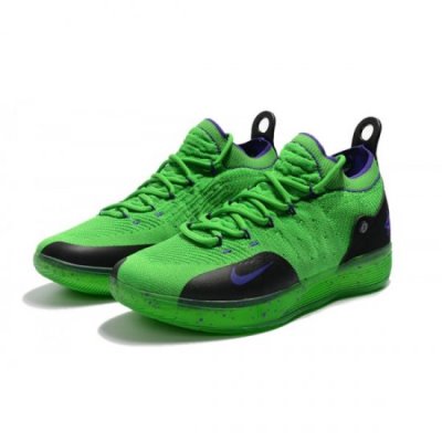 Nike Erkek Kd 11 Yeşil / Siyah / Mor Basketbol Ayakkabısı Türkiye - D60S83MA